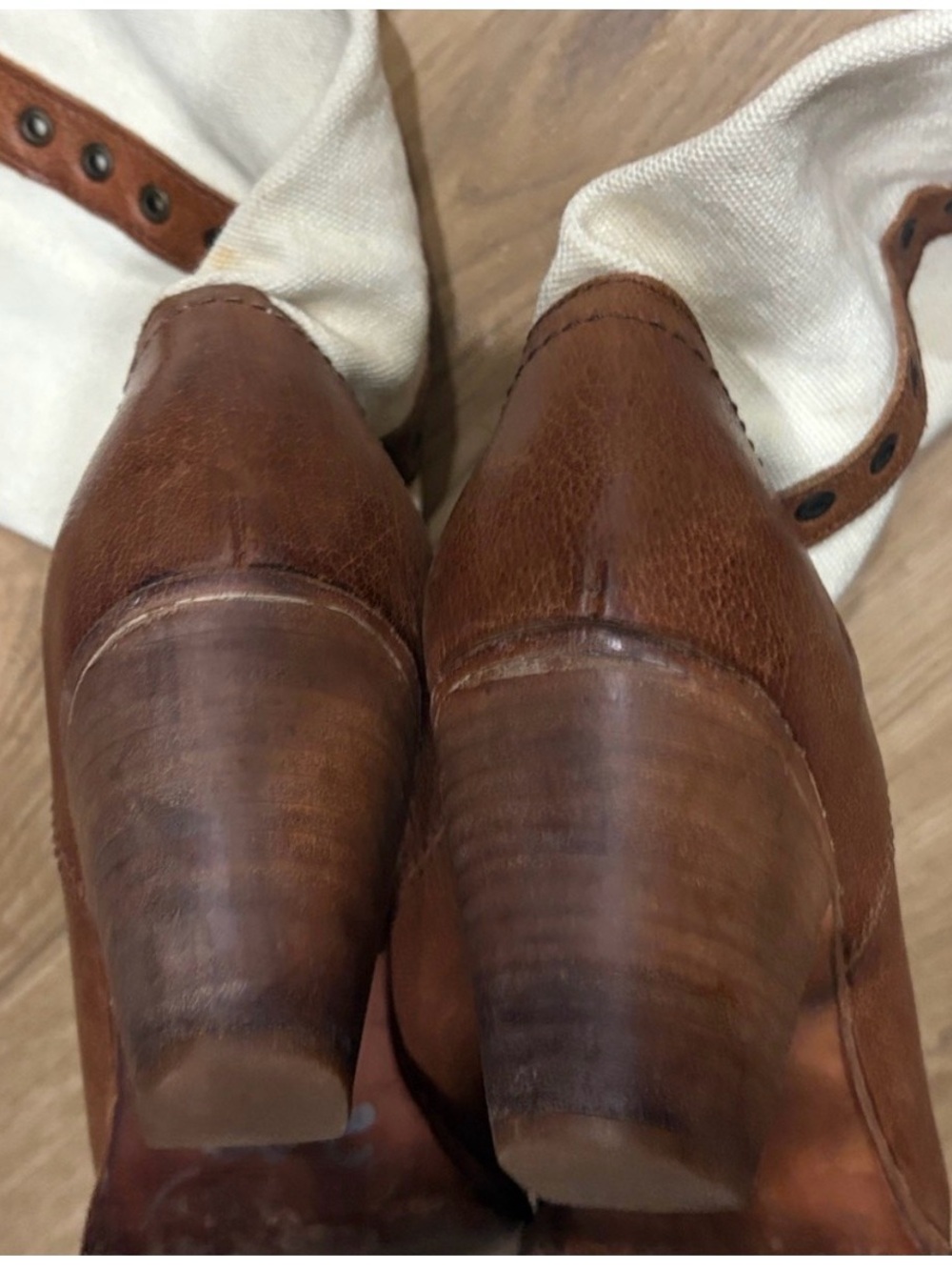 FRYE canvas and leather boots - Picture 13 of 17
